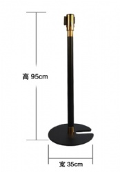 CHJ67 3m rope barrier stanchion post