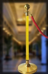MXG01 rope barrier stanchion post
