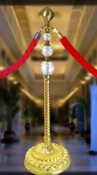 MXG05 rope barrier stanchion post