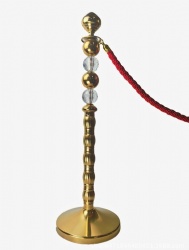 MXG07 rope barrier stanchion post