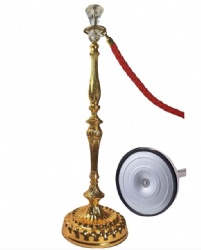 MXG08 rope barrier stanchion post